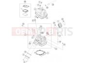 KTM  CYLINDER HEAD