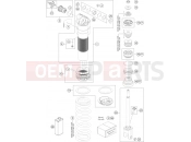KTM  SHOCK ABSORBER DISASSEMBLED