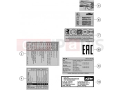 KTM  TECHNIC INFORMATION STICKER