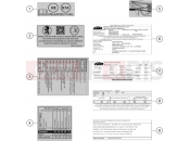 KTM  TECHNIC INFORMATION STICKER
