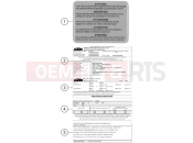 KTM  TECHNIC INFORMATION STICKER