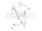 YAMAHA FZ6-S Fazer FZ6-S FZS6VC (5VXJ) 2006 REAR MASTER CYLINDER