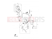 YAMAHA FZ6-S Fazer FZ6-S FZS6VC (5VXJ) 2006 HANDLE SWITCH & LEVER