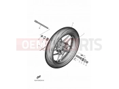 YAMAHA MT-07 MT-07 Y-AMT MTN690-S (BSH1) 2025 FRONT WHEEL