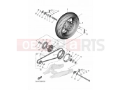 YAMAHA MT-07 MT-07 Y-AMT MTN690-S (BSH1) 2025 REAR WHEEL