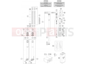 KTM  FRONT FORK DISASSEMBLED