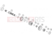 KTM  TRANSMISSION I - MAIN SHAFT