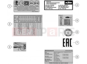 KTM  TECHNIC INFORMATION STICKER