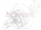 vespa Vespa Primavera Elettrica RED 45 Km/h (EU) Front wheel