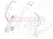 vespa Vespa Primavera Elettrica RED 45 Km/h (EU) Front shield