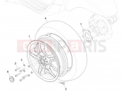 vespa Vespa Primavera Elettrica TECH RED 70km/h (CA, USA) Front wheel