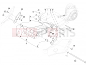 vespa Vespa Primavera Elettrica TECH RED 70km/h (CA, USA) Swinging arm