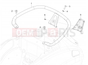 vespa Vespa Primavera Elettrica TECH RED 70km/h (CA, USA) Rear luggage rack