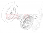 vespa Vespa Sprint Elettrica 45 Km/h (EU) Front wheel