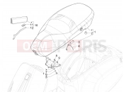 vespa Vespa Sprint Elettrica 45 Km/h (EU) Saddle - tools kit