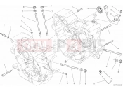 DUCATI Scrambler Desert Sled HALF-CRANKCASES PAIR
