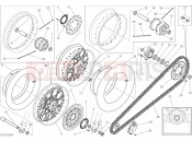 DUCATI Scrambler Desert Sled FRONT AND REAR