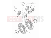TRIUMPH Tiger 900 GT Aragon Edition Front brake caliper & discs