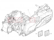 PIAGGIO Beverly 300 HPE E5 (EU) Engine assembly