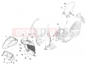 PIAGGIO Beverly 300 HPE E5 (EU) Wheel huosing - Mudguard