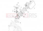 PIAGGIO Beverly 300 HPE E5 (EU) Throttle body - Injector - Induction joint