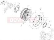 PIAGGIO Beverly 300 HPE E5 (EU) Rear wheel