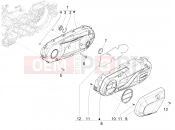 PIAGGIO Beverly 400 HPE E5 (EU) Crankcase cover - Crankcase cooling