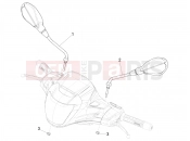 PIAGGIO Beverly 400 Classic-Sport E5+ (EU) Driving mirror/s