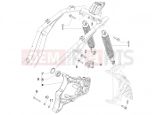 PIAGGIO Beverly 400 Deep Black E5 (EU) Rear suspension - Shock absorber/s