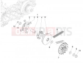 PIAGGIO BV 400 E5 (CA, USA) Driving pulley