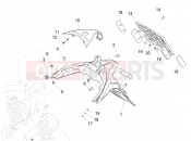 PIAGGIO Medley 125 E5+ (EU) Rear cover - Splash guard