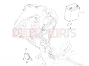 PIAGGIO Medley 125 E5+ (EU) Remote control switches - Battery - Horn