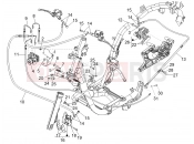 PIAGGIO Medley 125 E5 (EU) Brakes pipes - Calipers (ABS)