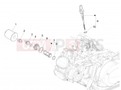 PIAGGIO Medley 125 E5 (EU) Flywheel magneto cover - Oil filter