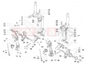PIAGGIO MP3 300 HPE Sport E5 (APAC) Fork's components (Mingxing)