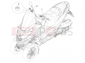 PIAGGIO MP3 300 HPE Sport E5 (APAC) Driving mirror/s