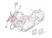 PIAGGIO MP3 300 HPE Sport E5 (APAC) Engine assembly