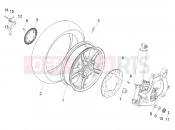 PIAGGIO MP3 300 HPE Sport E5 (APAC) Rear wheel