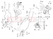 PIAGGIO MP3 530 HPE Exclusive E5+ (EU) Brakes pipes - Calipers (ABS)