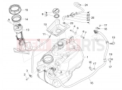 PIAGGIO MP3 530 HPE Exclusive E5+ (EU) Fuel tank