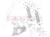 PIAGGIO MP3 530 HPE Exclusive E5+ (EU) Rear suspension - Shock absorber/s