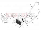 PIAGGIO MP3 530 HPE Exclusive E5+ (EU) Cooling system