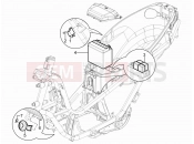 PIAGGIO MP3 300 YOUrban ERL Remote control switches - Battery - Horn