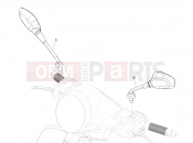 vespa Vespa GTS 300 ABS Super - SuperSport - Super Tech (CA, USA) Driving mirror/s