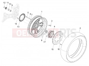 vespa Vespa GTS 300 ABS Super - SuperSport - Super Tech (CA, USA) Rear wheel