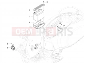 vespa Vespa GTS 300 ABS Super - SuperSport - Super Tech (CA, USA) Remote control switches - Battery - Horn