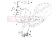 vespa Vespa LX 125 E5 (JP, KR, TW) Brakes pipes - Calipers
