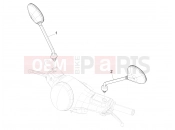vespa Vespa LX 125 E5 (JP, KR, TW) Driving mirror/s