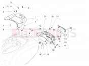 vespa Vespa LX 125 E5 (JP, KR, TW) Rear cover - Splash guard