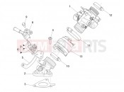 vespa Vespa LX 125 E5 (JP, KR, TW) Throttle body - Injector - Induction joint